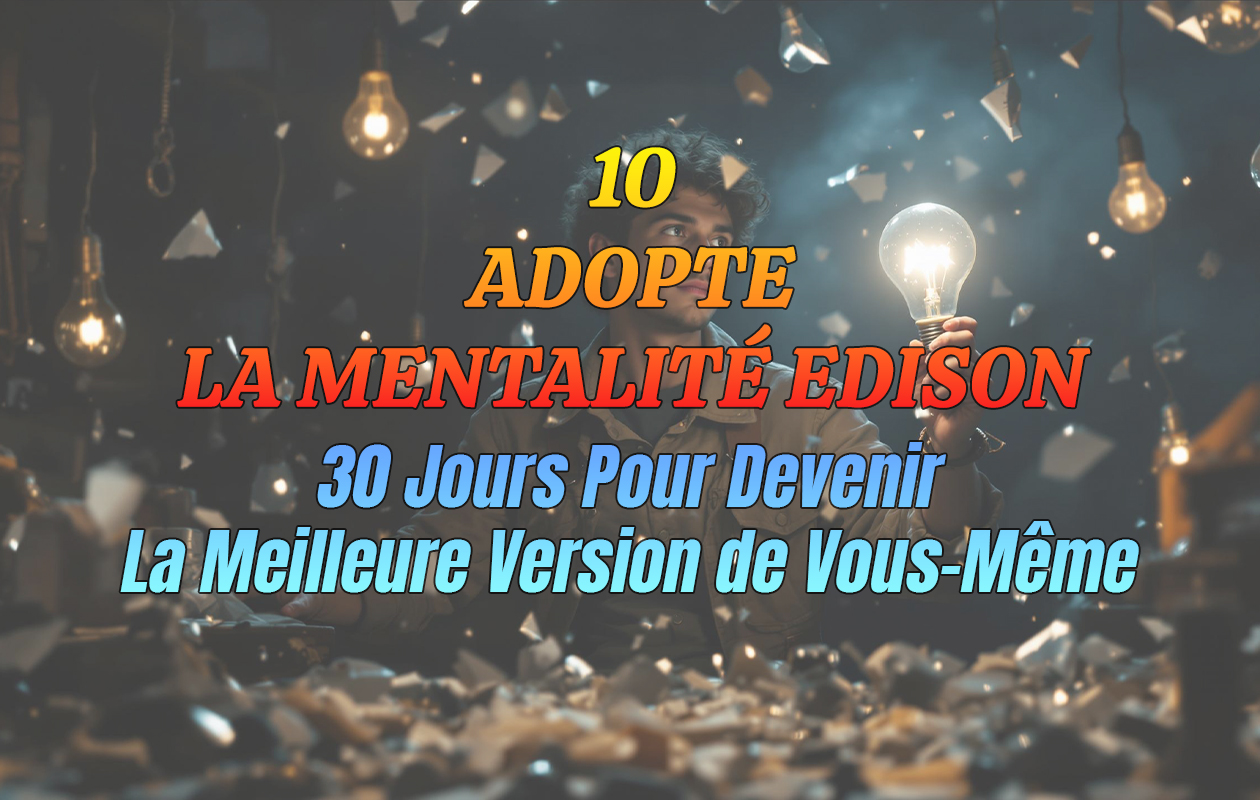 10 – Adopte la Mentalité Edison