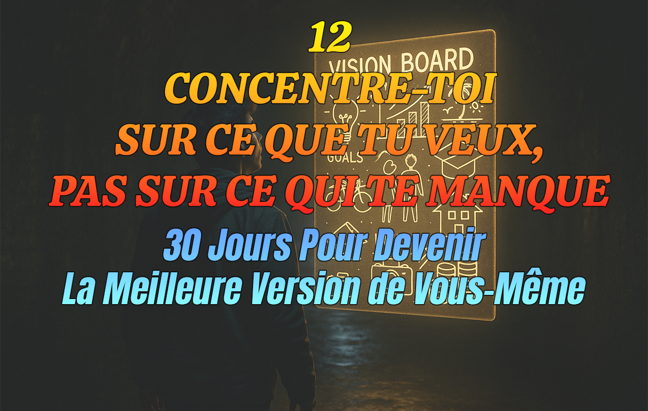 12 – Concentre-toi Sur Ce Que Tu Veux, Pas Sur Ce Qui Te Manque