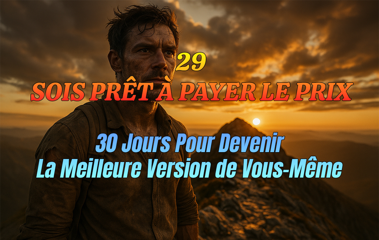 29 – Sois Prêt À Payer Le Prix