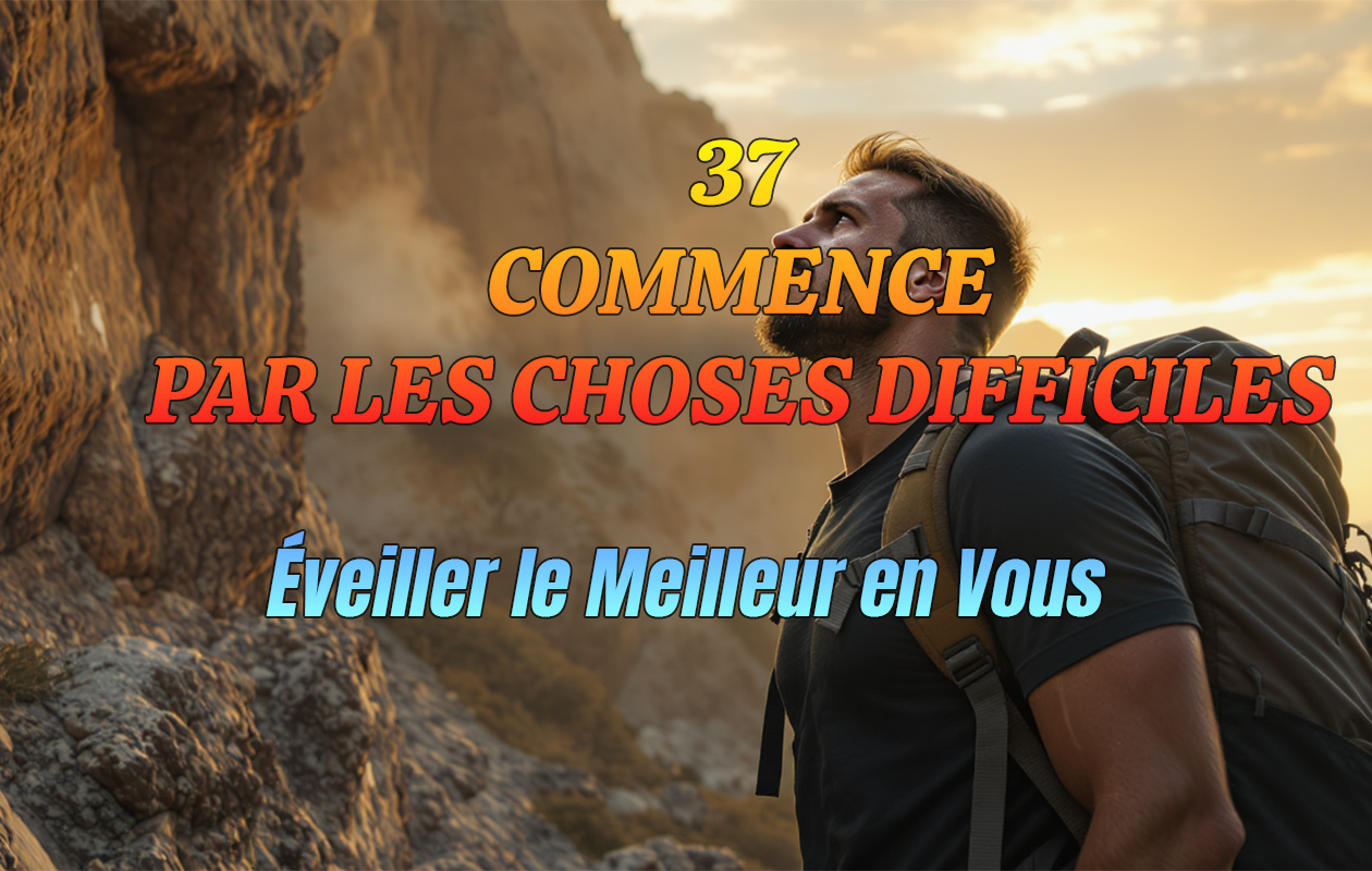 37 – Commence Par Les Choses Difficiles