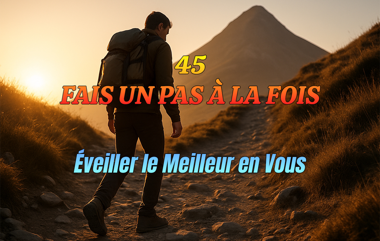 45 – Fais Un Pas À La Fois