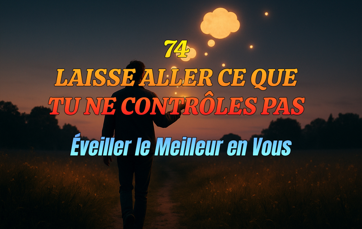 74 – Laisse Aller Ce Que Tu Ne Contrôles Pas