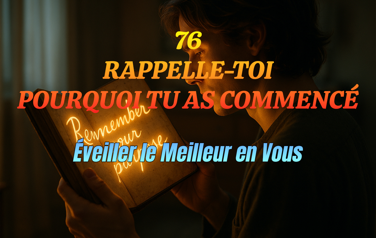 76 – Rappelle-toi Pourquoi Tu As Commencé